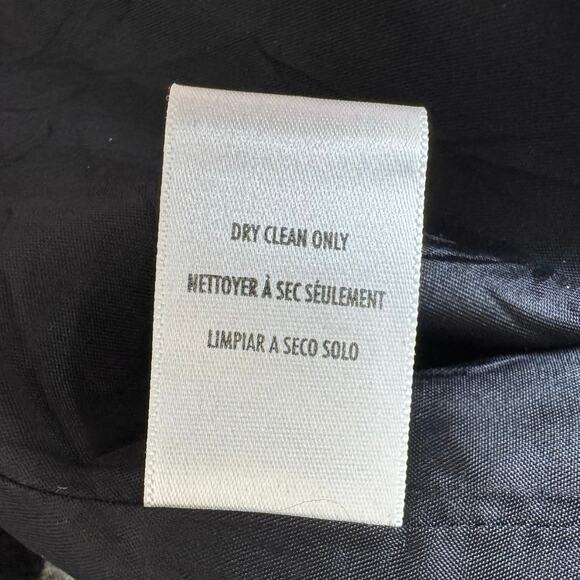 Casual Corner Wool Maxi Skirt Plaid Women’s 8 Black Dark Academia Preppy Pencil - Picture 10 of 11